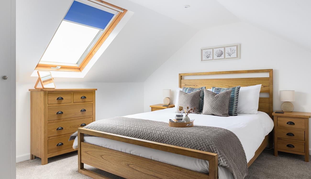 Enjoy the views of the quirky rooftops on the buildings in St Ives, you can even see glimpses of the sea.