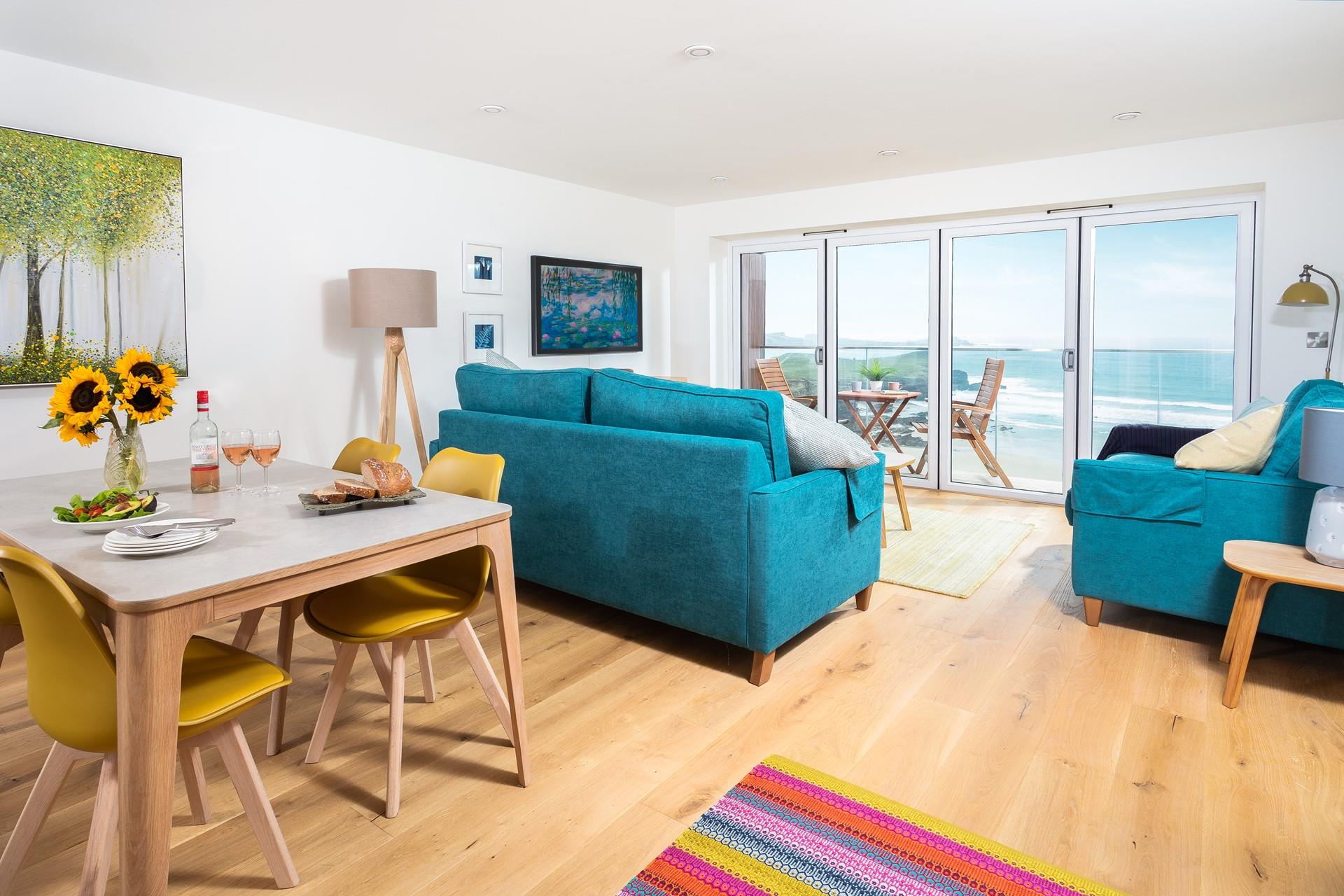 The open plan living space is ideal for spending quality time with loved ones.