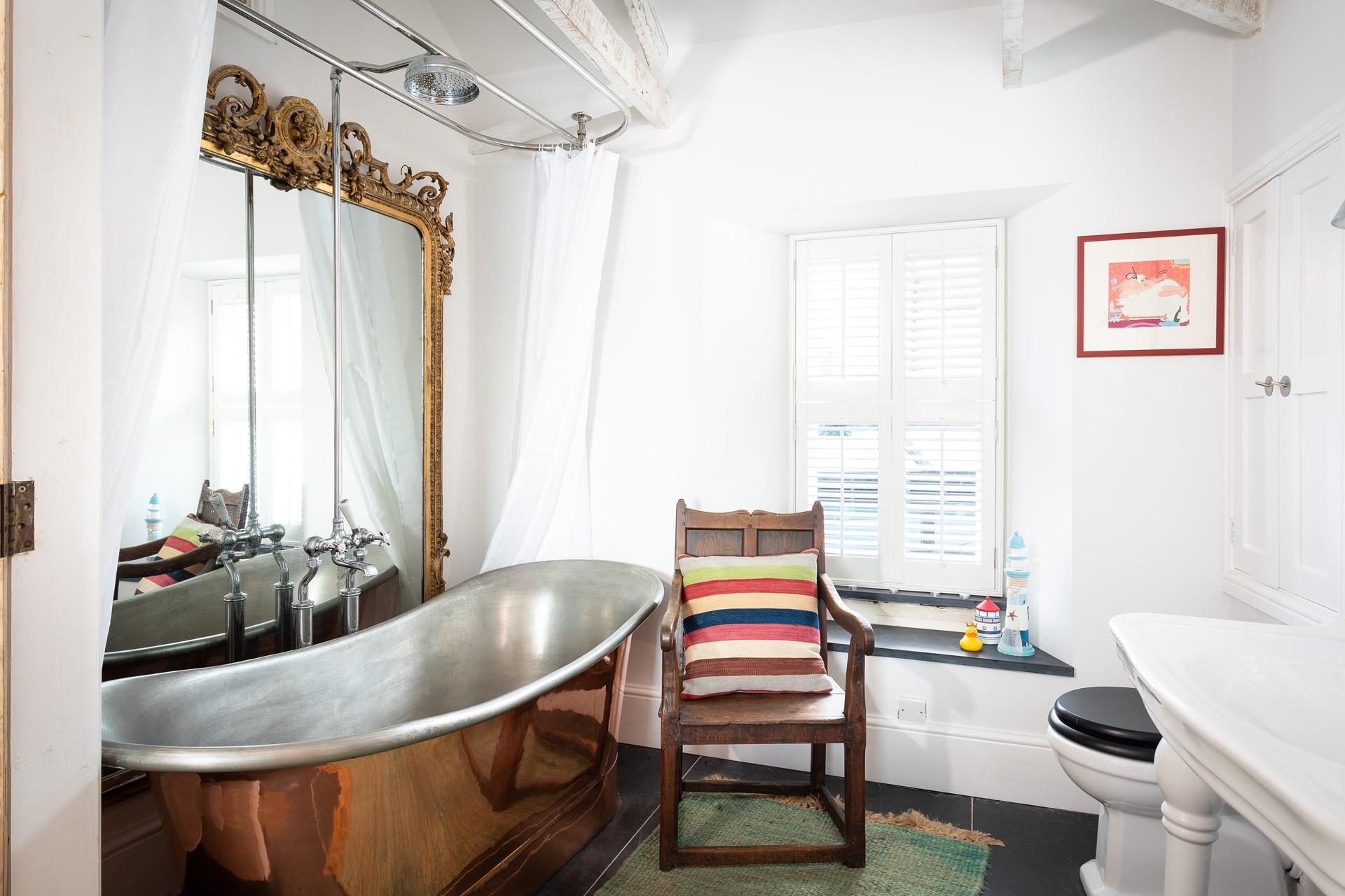Spend a lazy morning soaking in the tub.