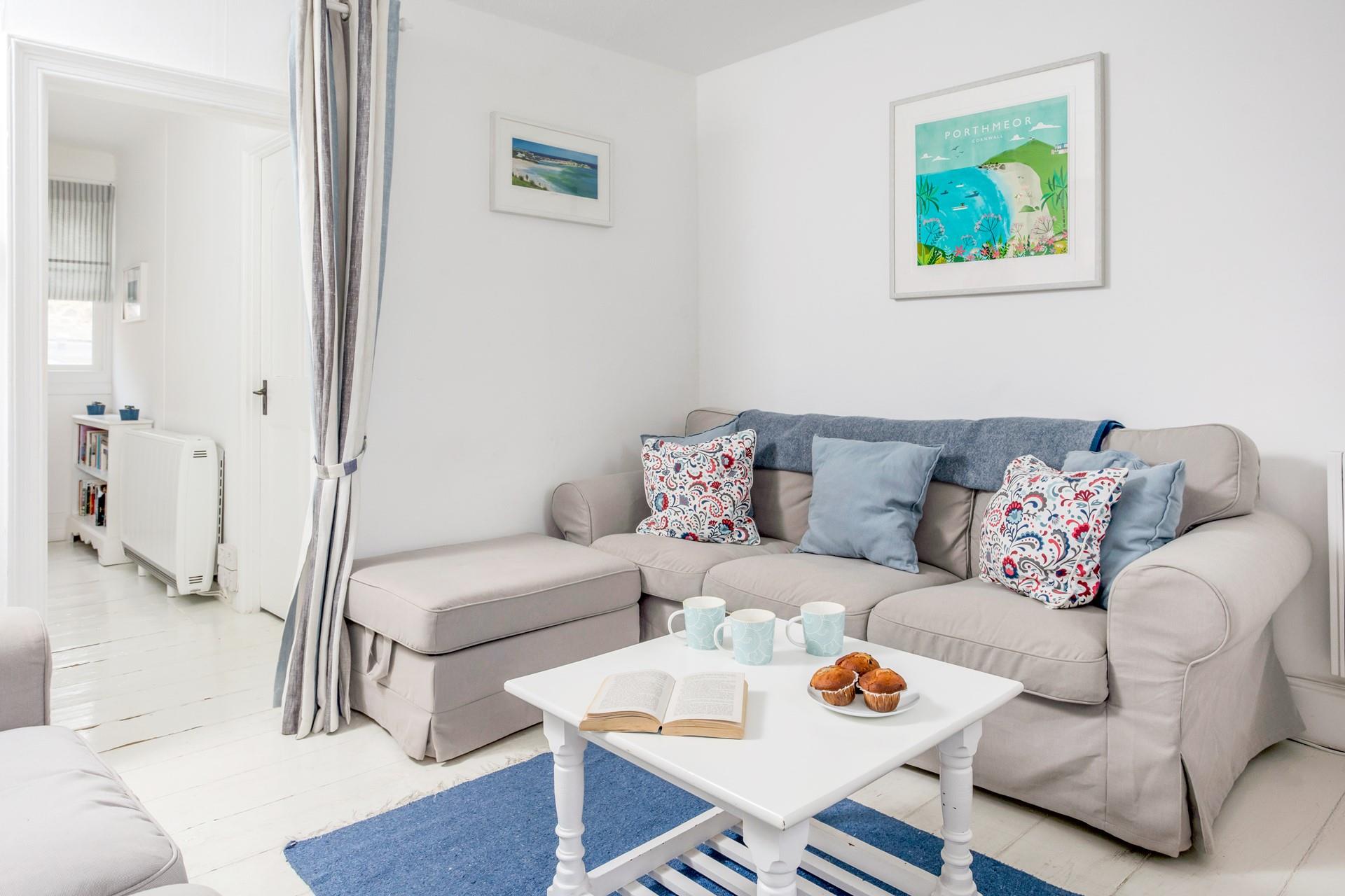 There is loads of comfy seating for you to relax after a day on the beach or exploring the coastline.