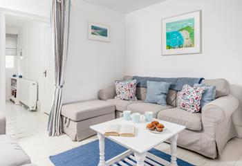 There is loads of comfy seating for you to relax after a day on the beach or exploring the coastline.