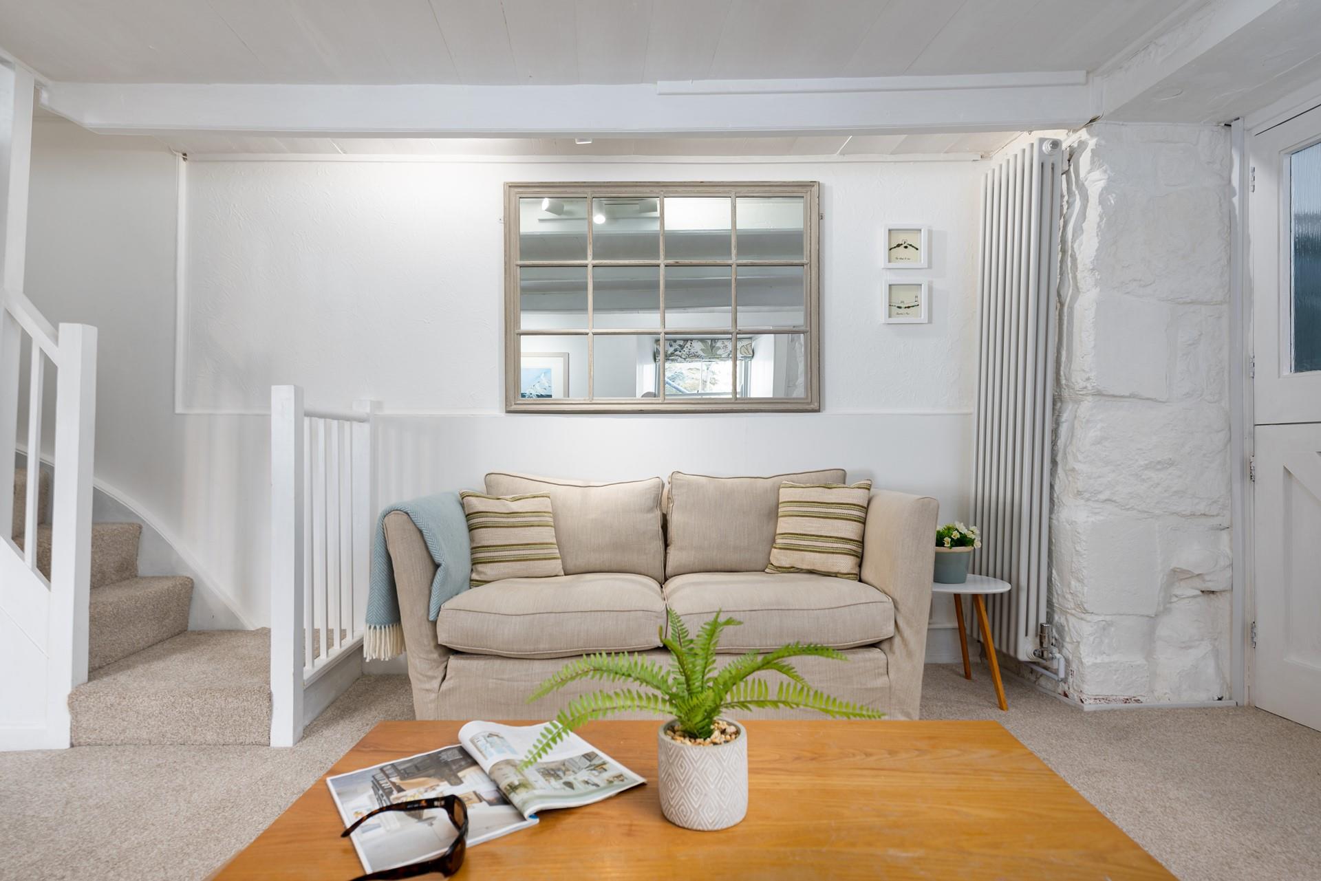 Soft cream, sand, and nude shades are reminiscent of a day at the beach, giving the property a subtle nautical feel.