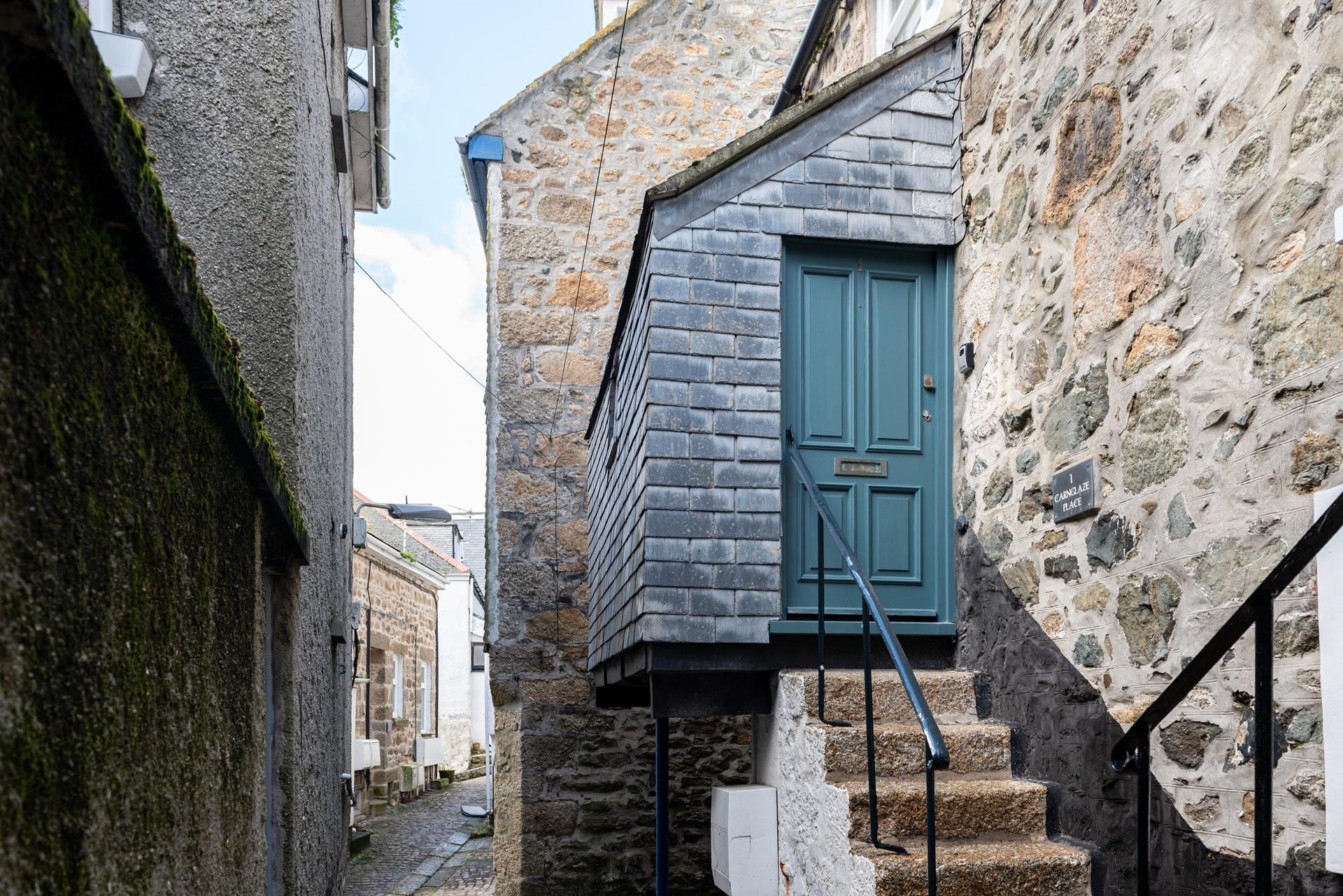 Even the entrance to this special property is quaint and quirky!