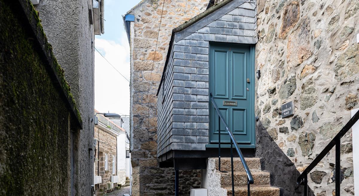 Even the entrance to this special property is quaint and quirky!