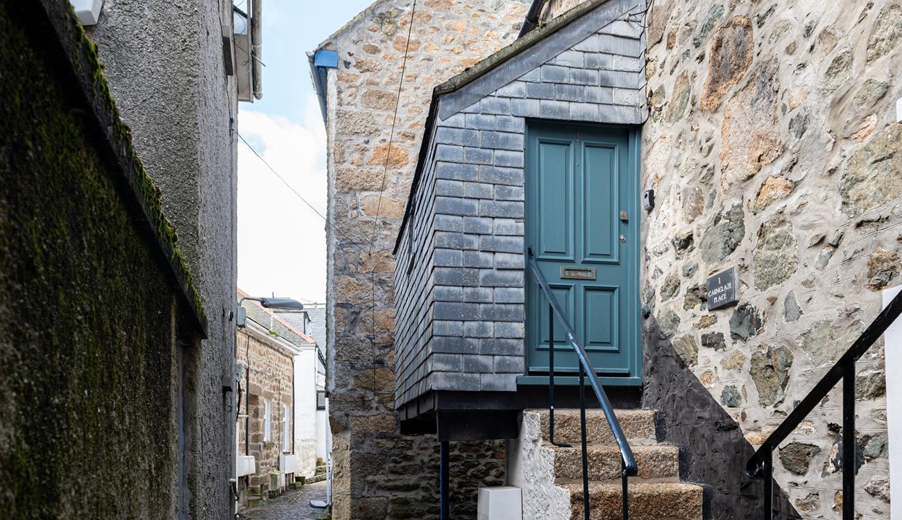 Even the entrance to this special property is quaint and quirky!