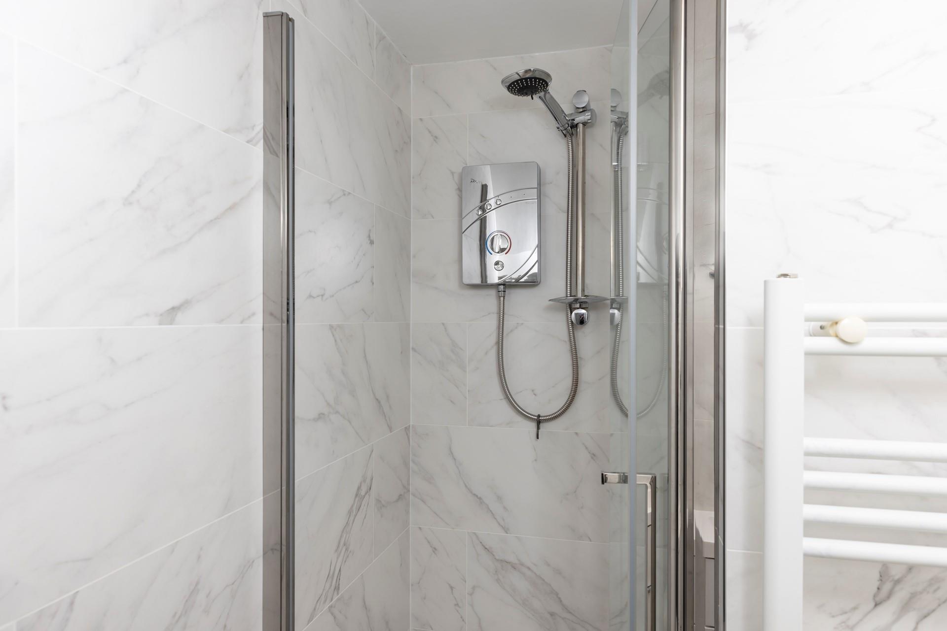 Wash off the sand in the shower, then treat yourself to your favourite foods for dinner.