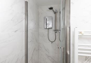 Wash off the sand in the shower, then treat yourself to your favourite foods for dinner.