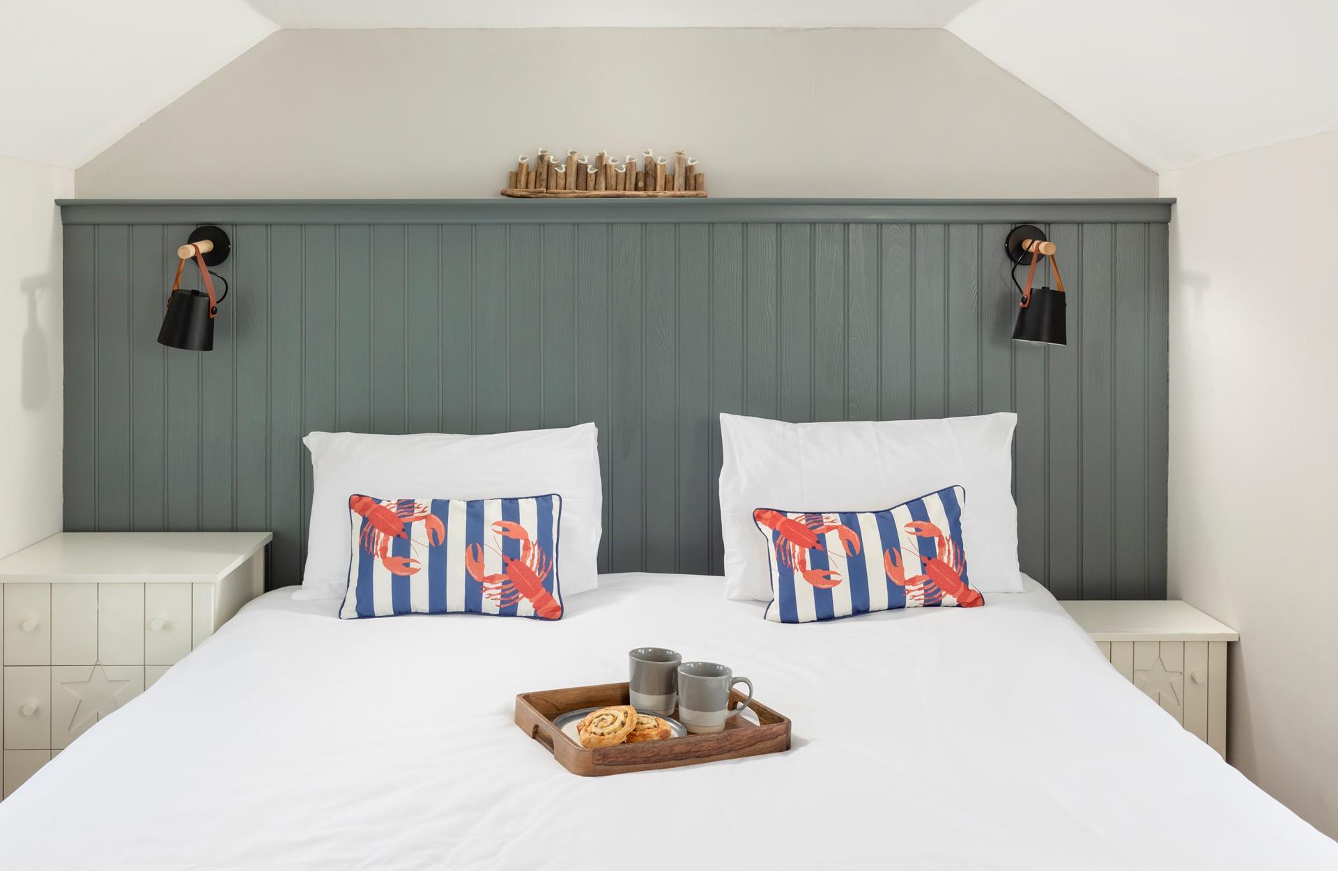 Tuck into fresh pastries for breakfast in the morning.