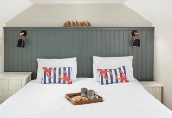 Tuck into fresh pastries for breakfast in the morning.