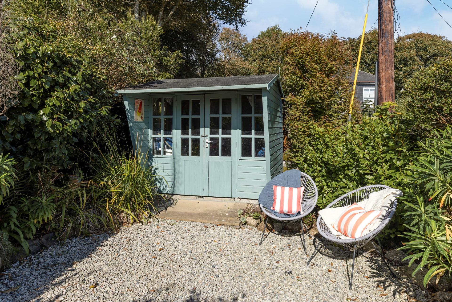 Soak up the sun in the garden each afternoon.