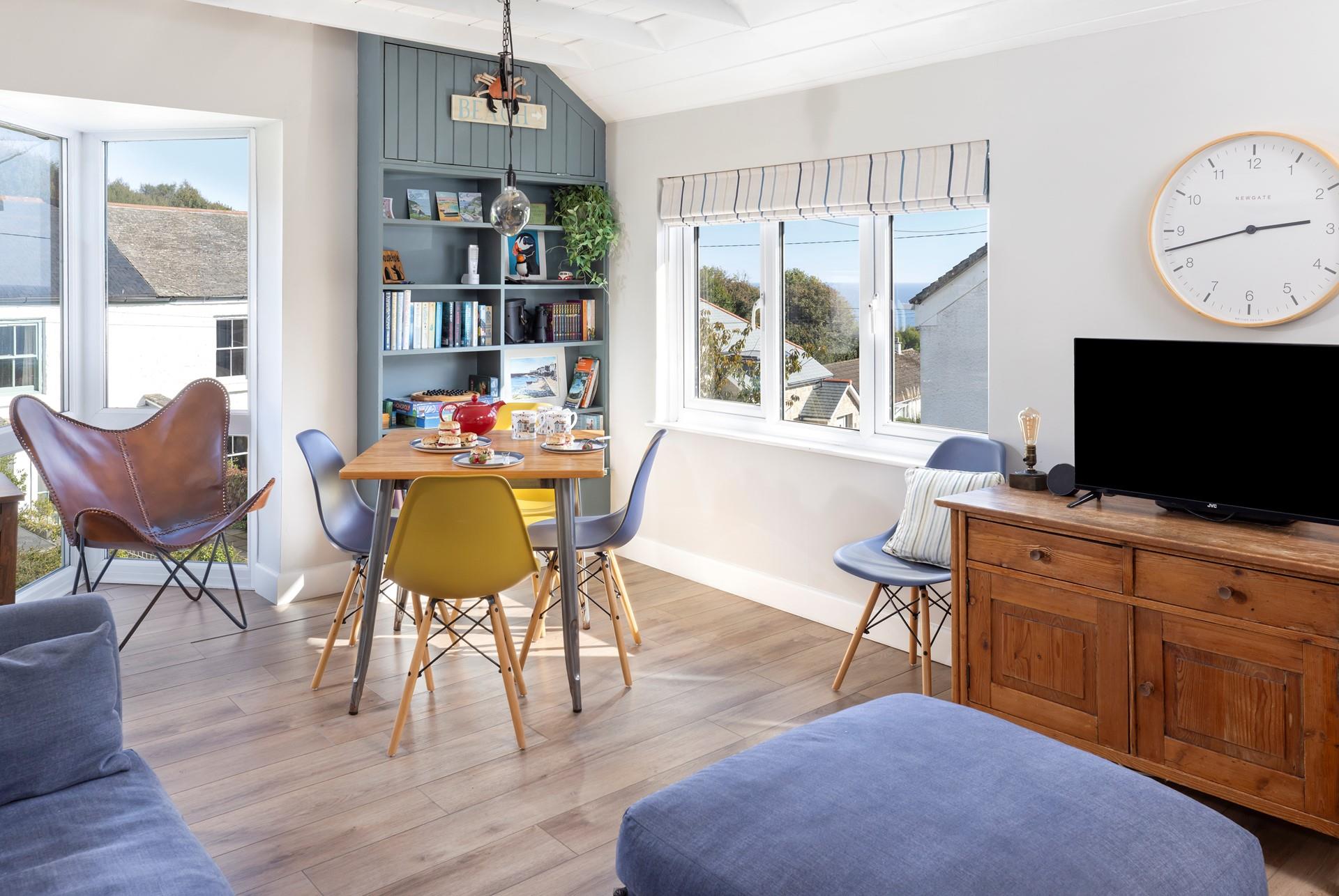 After spending the day walking to the coast path and discovering some Cornish coves, come back for a cosy evening in.