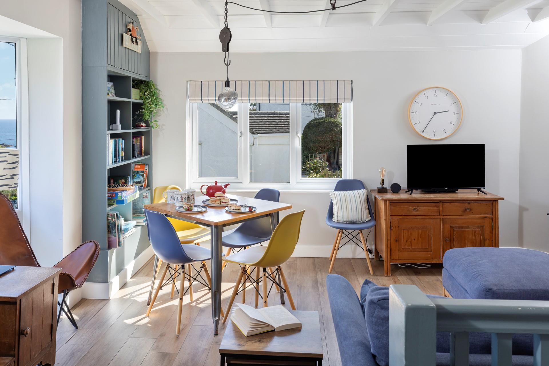 Tuck into a cream tea after a morning stroll through Mousehole.