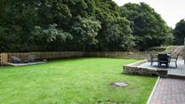 The large garden offers endless fun on long summer evenings.