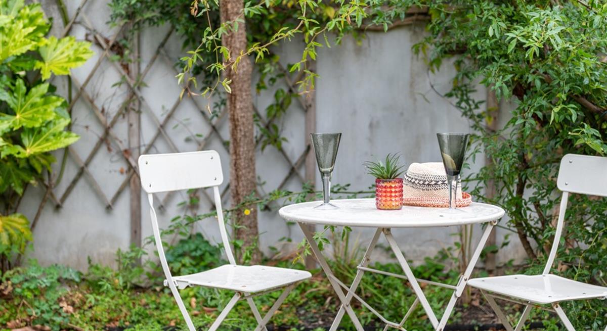 Soak up the last of the evening sun in the garden sipping a glass of Pimm's as the sun goes down.