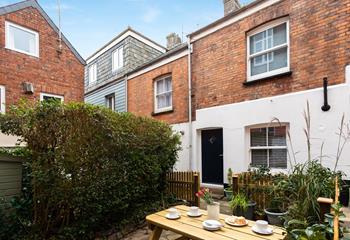 Treat yourself to an afternoon of tea and cake in the courtyard.