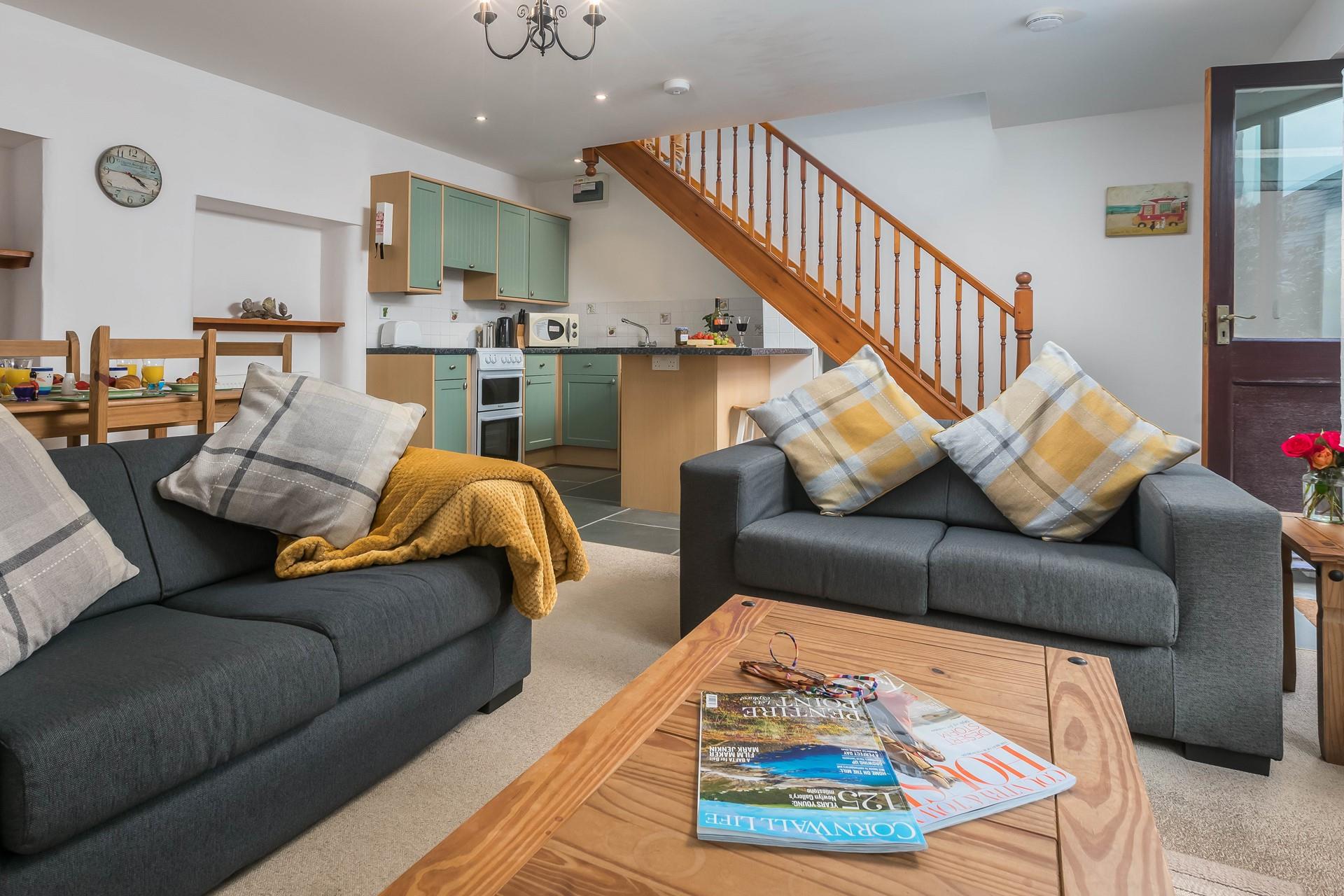 Sink into the sumptuous sofa and relax in the morning whilst deciding on the day's plans.