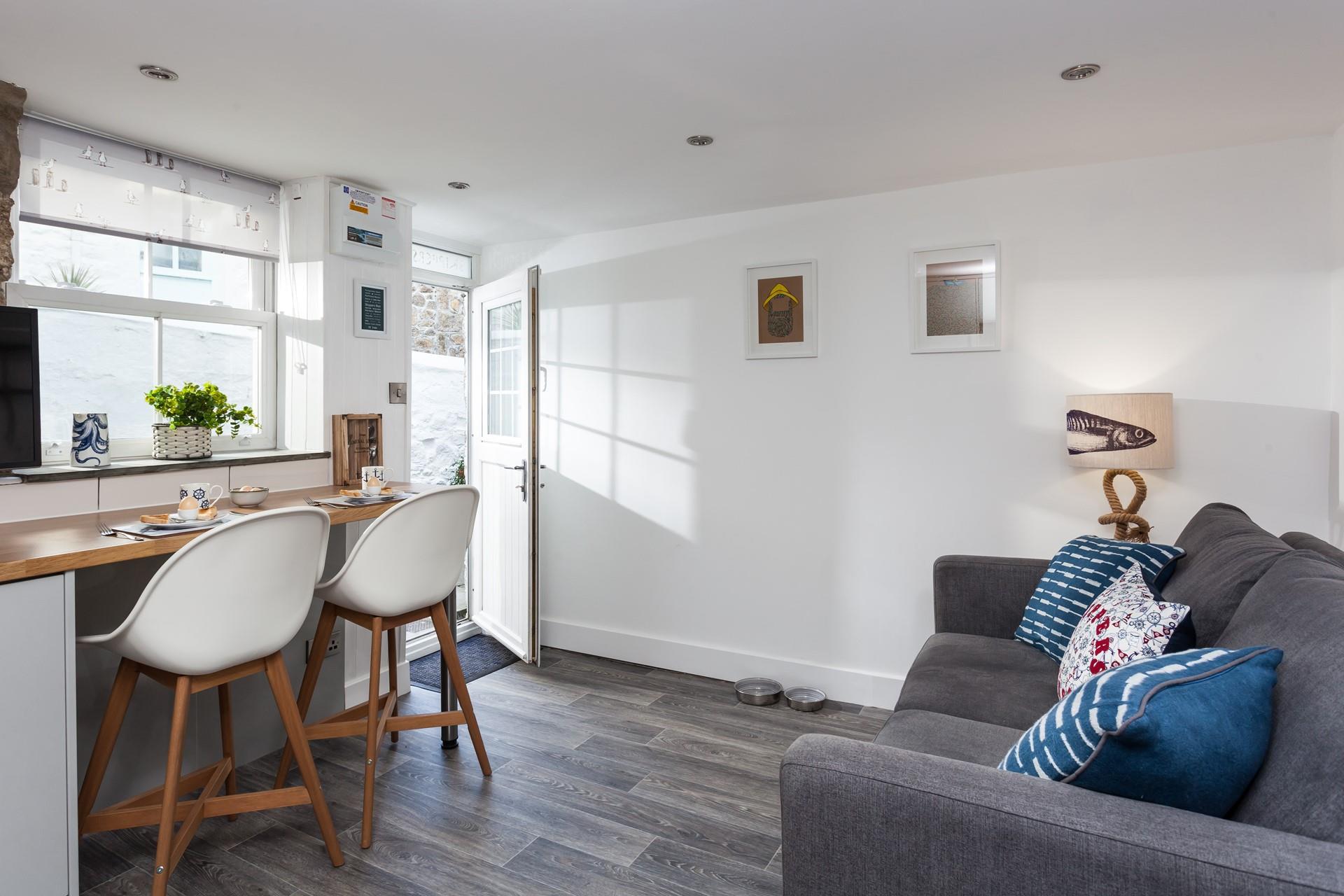 Though compact, the layout of the property has been thoughtfully considered to optimize space.