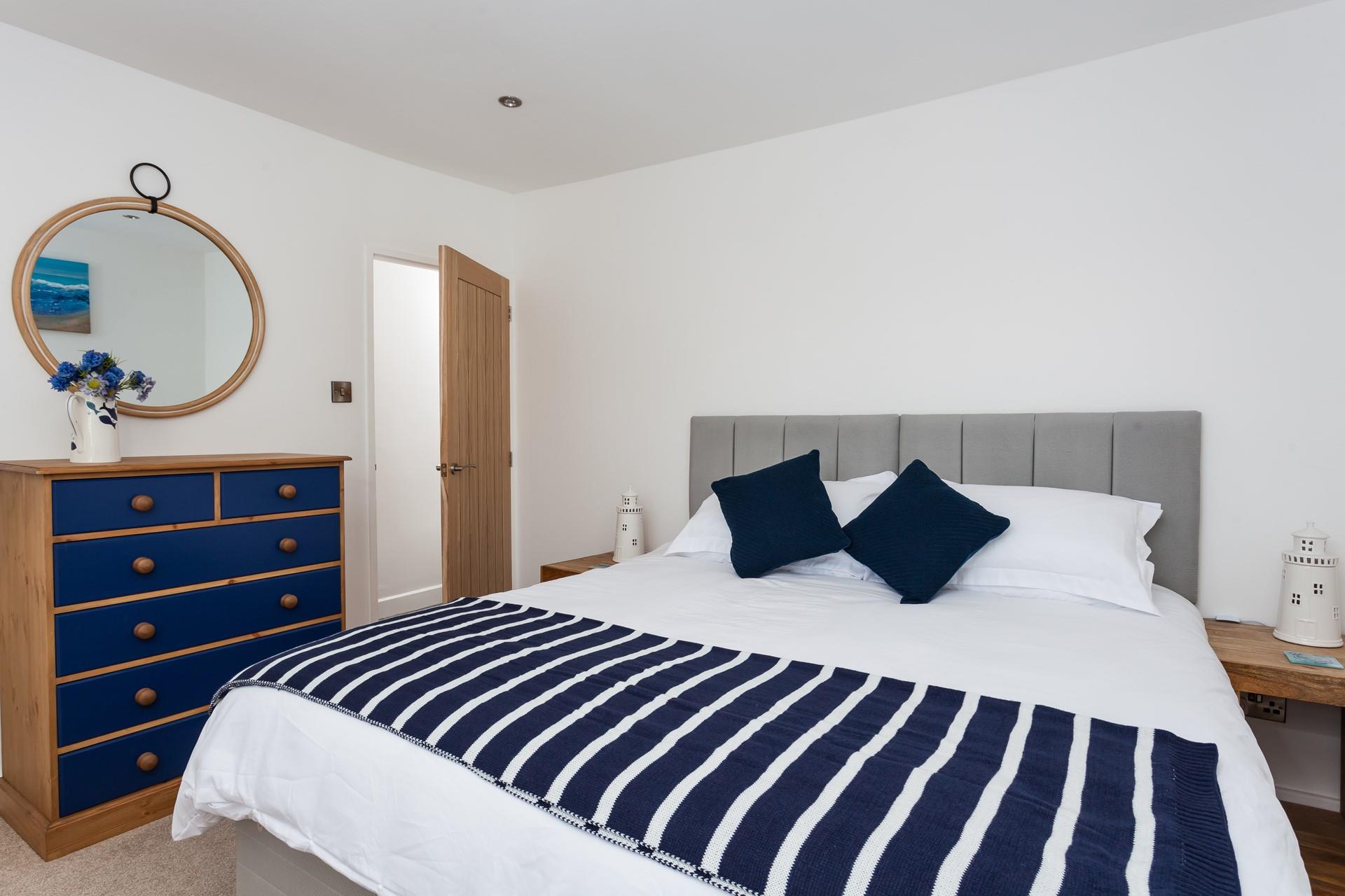 Bedroom 2 has been thoughtfully designed and can be made up as a super king or twin beds.