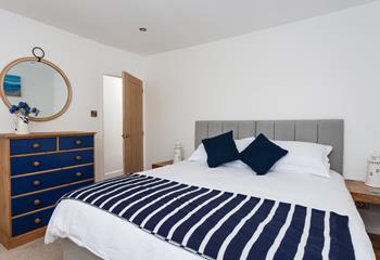 Bedroom 2 has been thoughtfully designed and can be made up as a super king or twin beds.