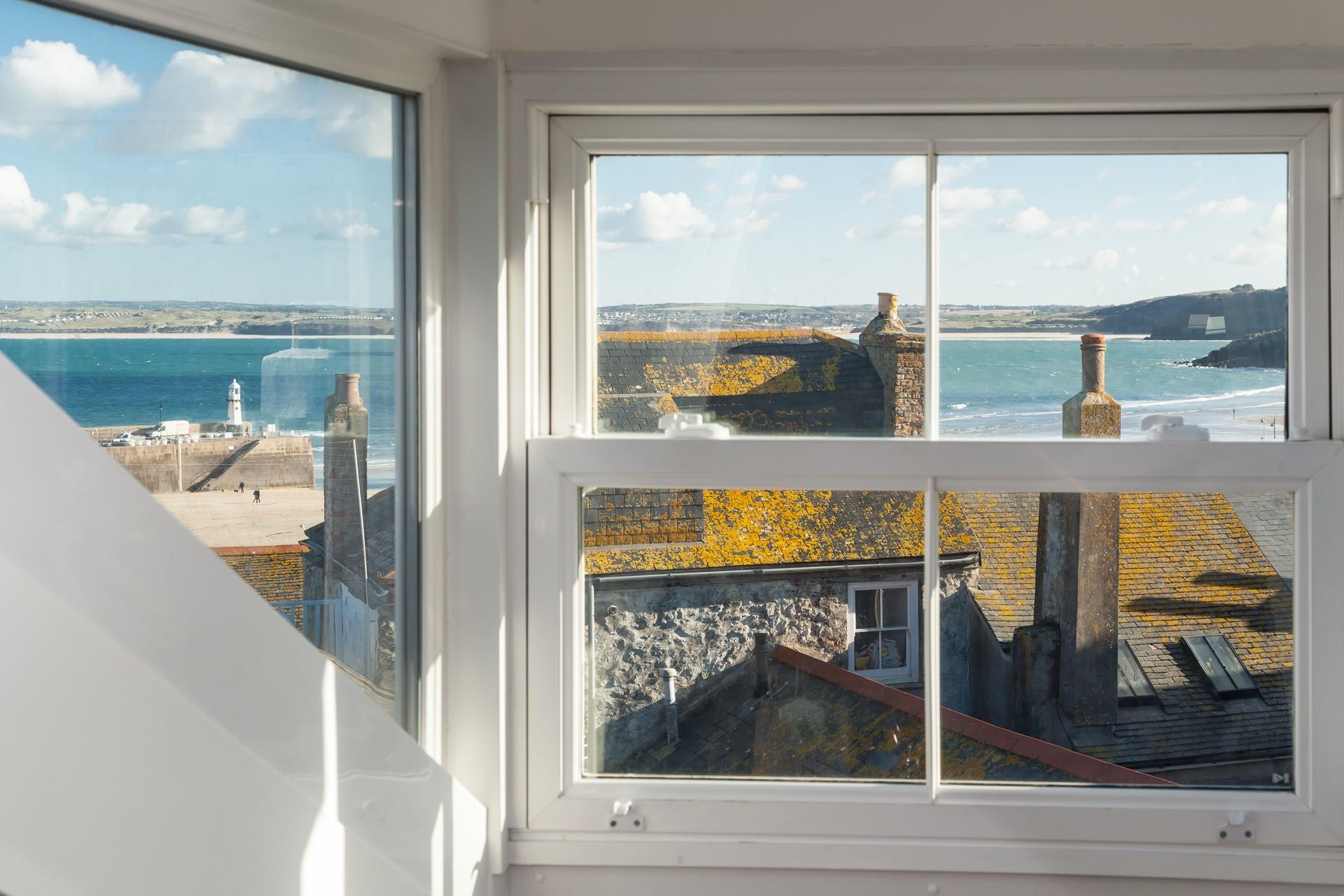 Enjoy views across St Ives Bay.