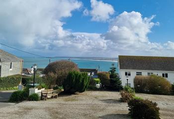 Enjoy stunning views of St Ives Bay as you step out the door.