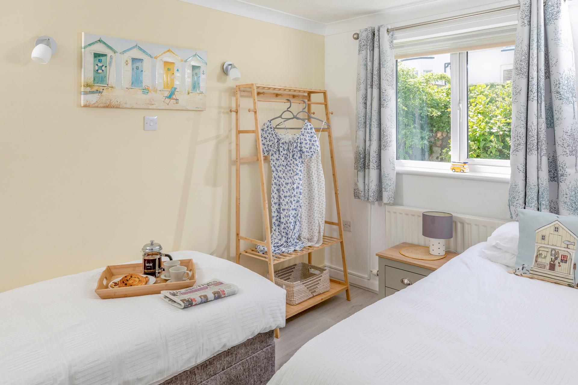 Tuck into coffee and pastries to start the day.