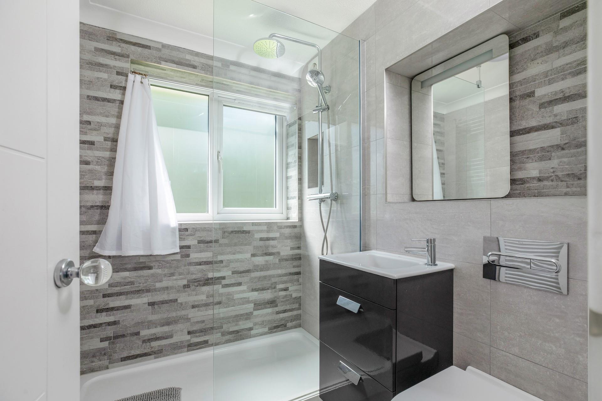 The modern bathroom is the perfect space to get ready in the morning.