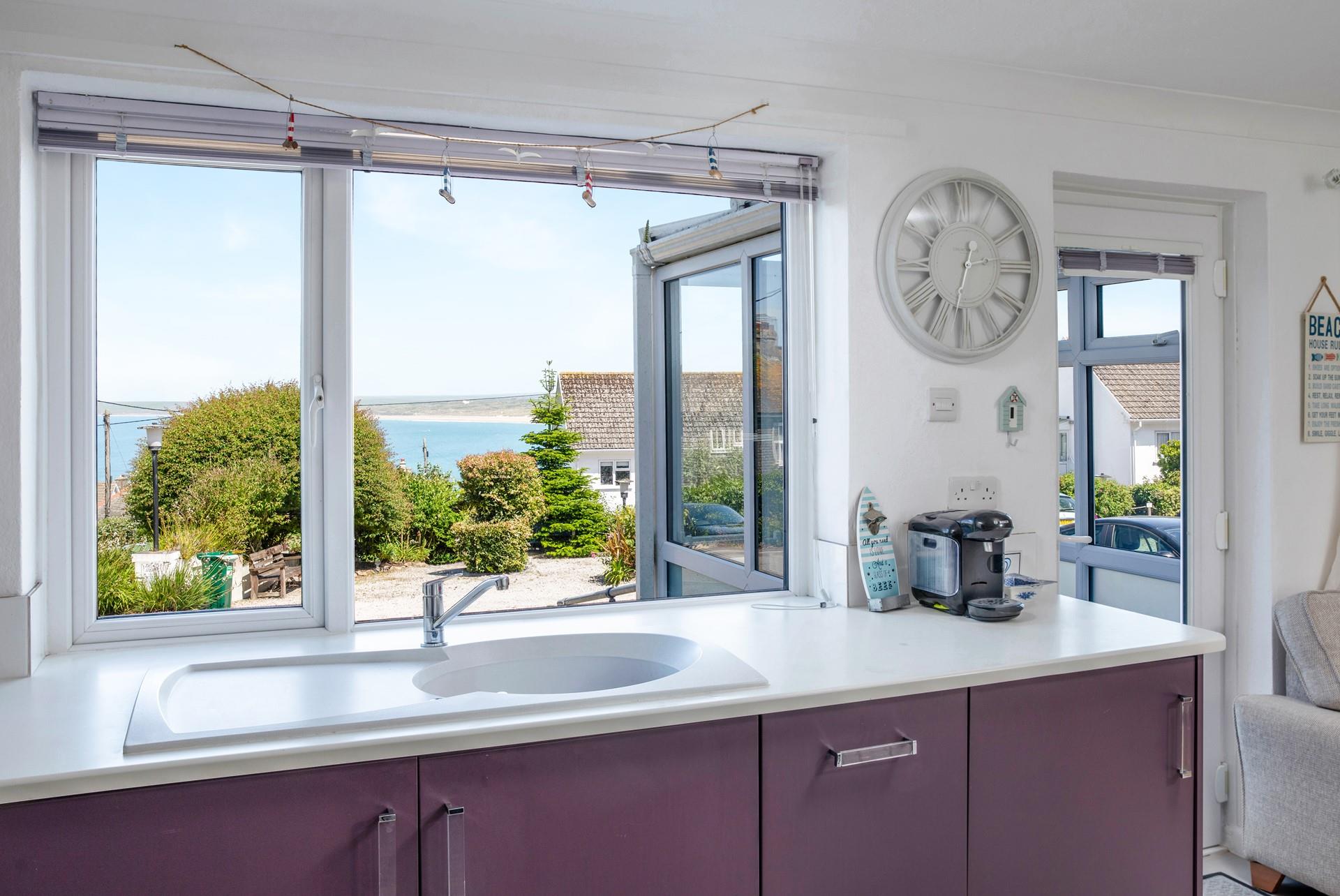 What a view from the kitchen!