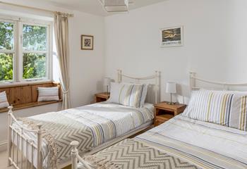 The twin room is ideal for children and young adults or friends sharing.