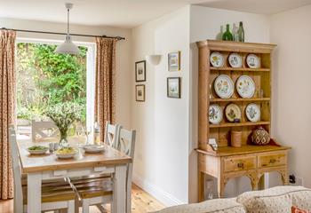 The cottage is a delightfully cosy retreat, perfect whatever the season.