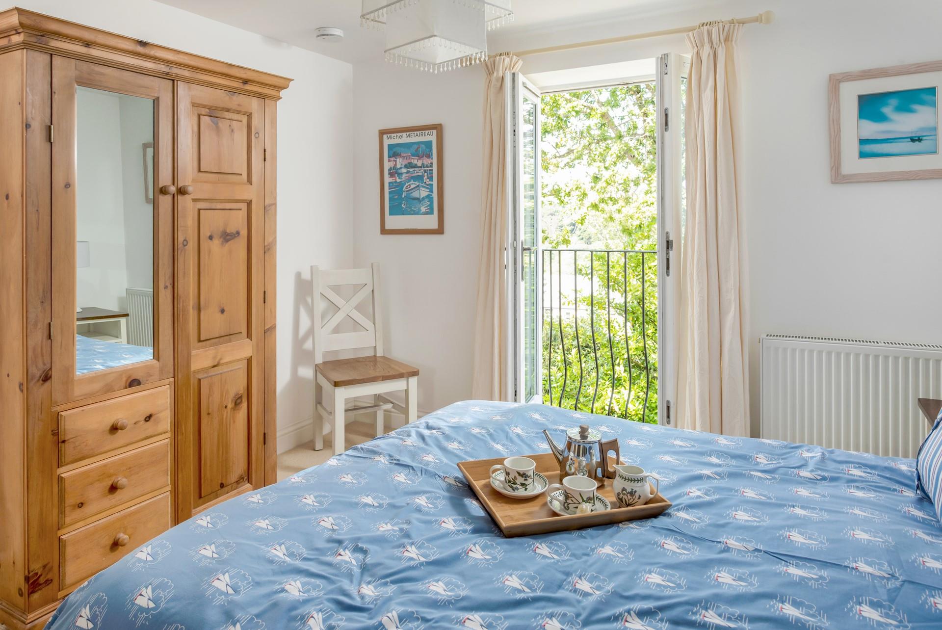 Bedroom 1 has a Juliet balcony, so you can open the doors and breathe in the fresh air whilst enjoying your morning coffee.