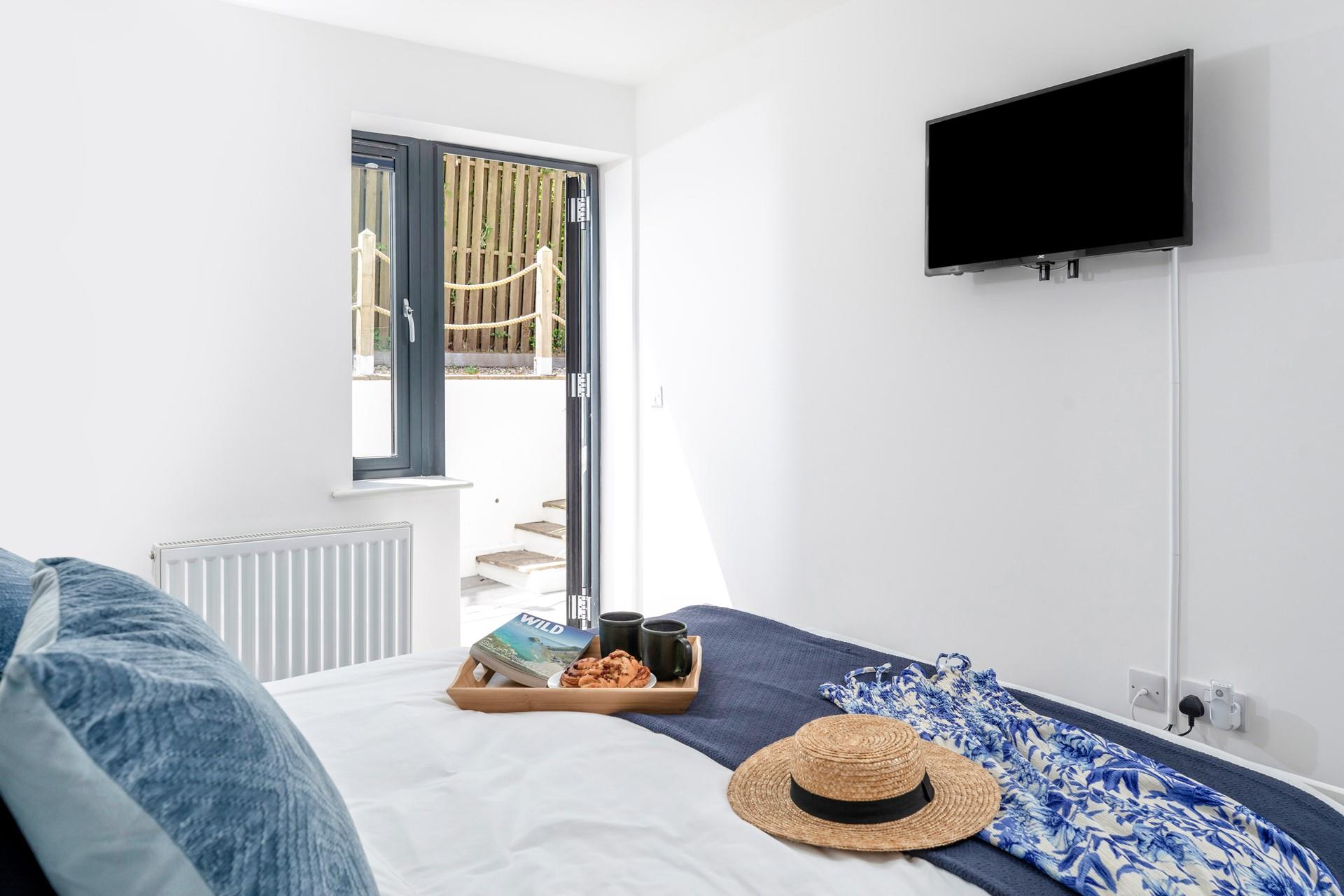 In the mornings step straight out onto the courtyard with coffee in hand.