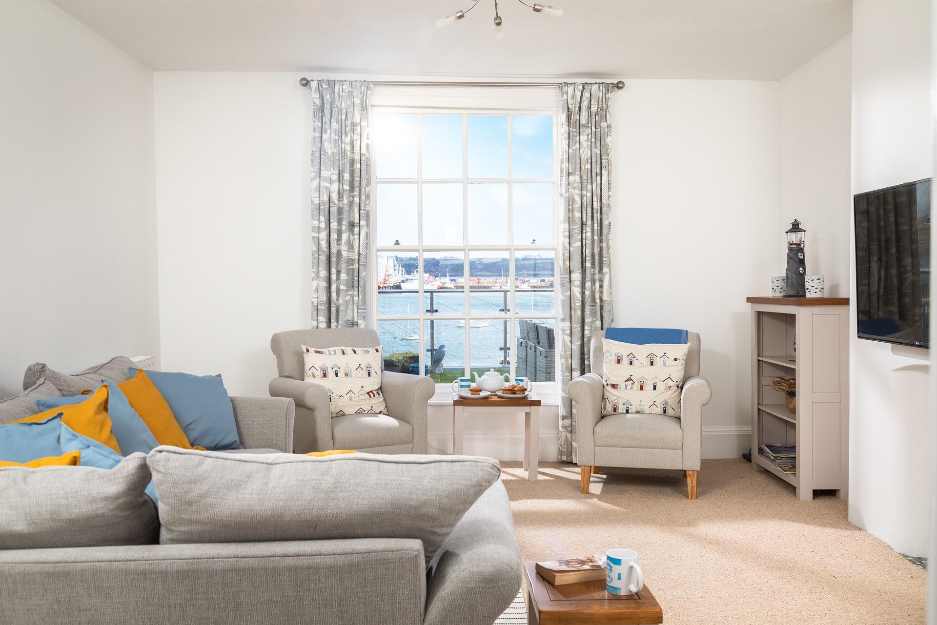 Benefitting from magical views, the lounge is the ideal space to relax and play a board game or two!