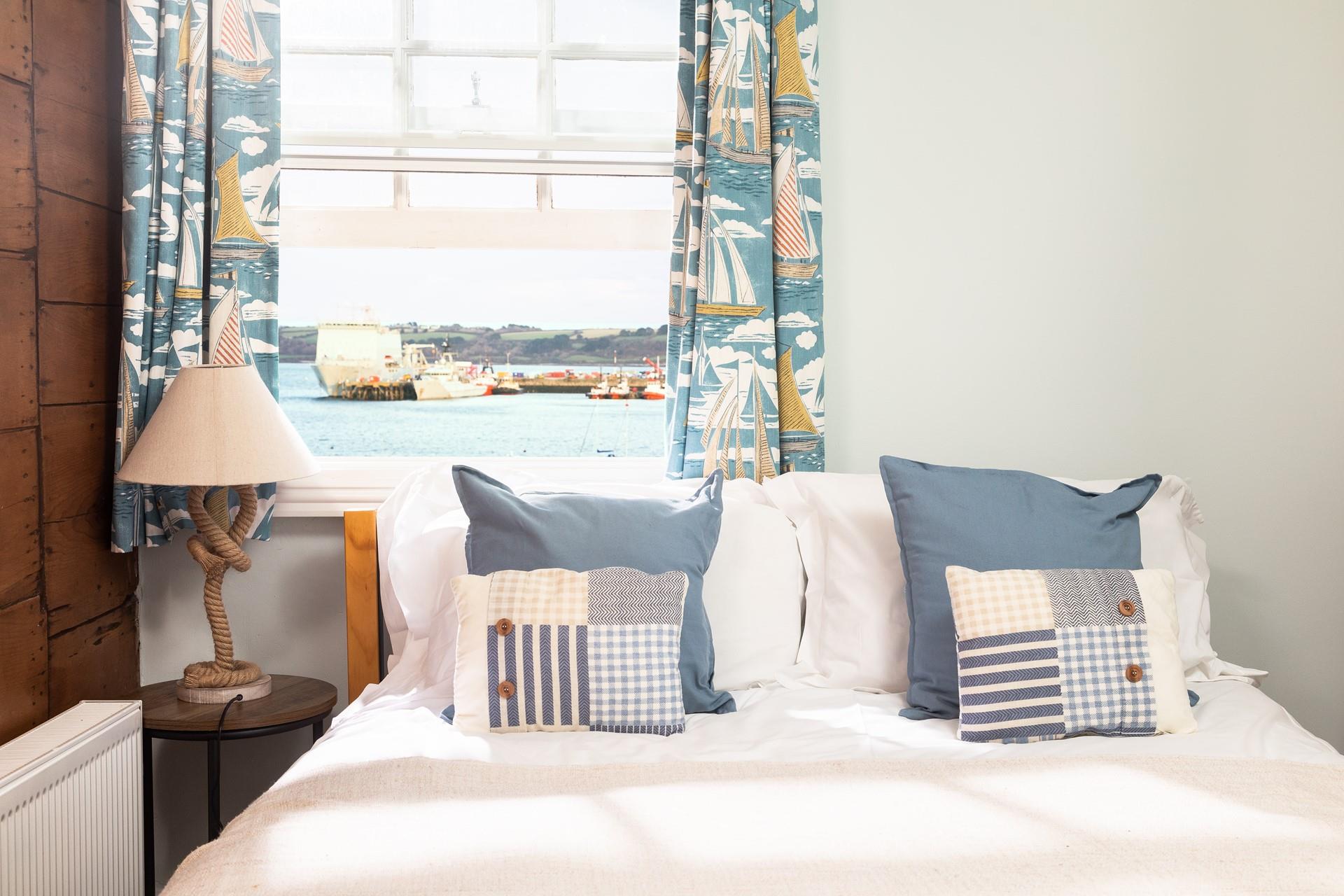 On summer nights open the window and let the sound of the sea help you drift off to sleep.