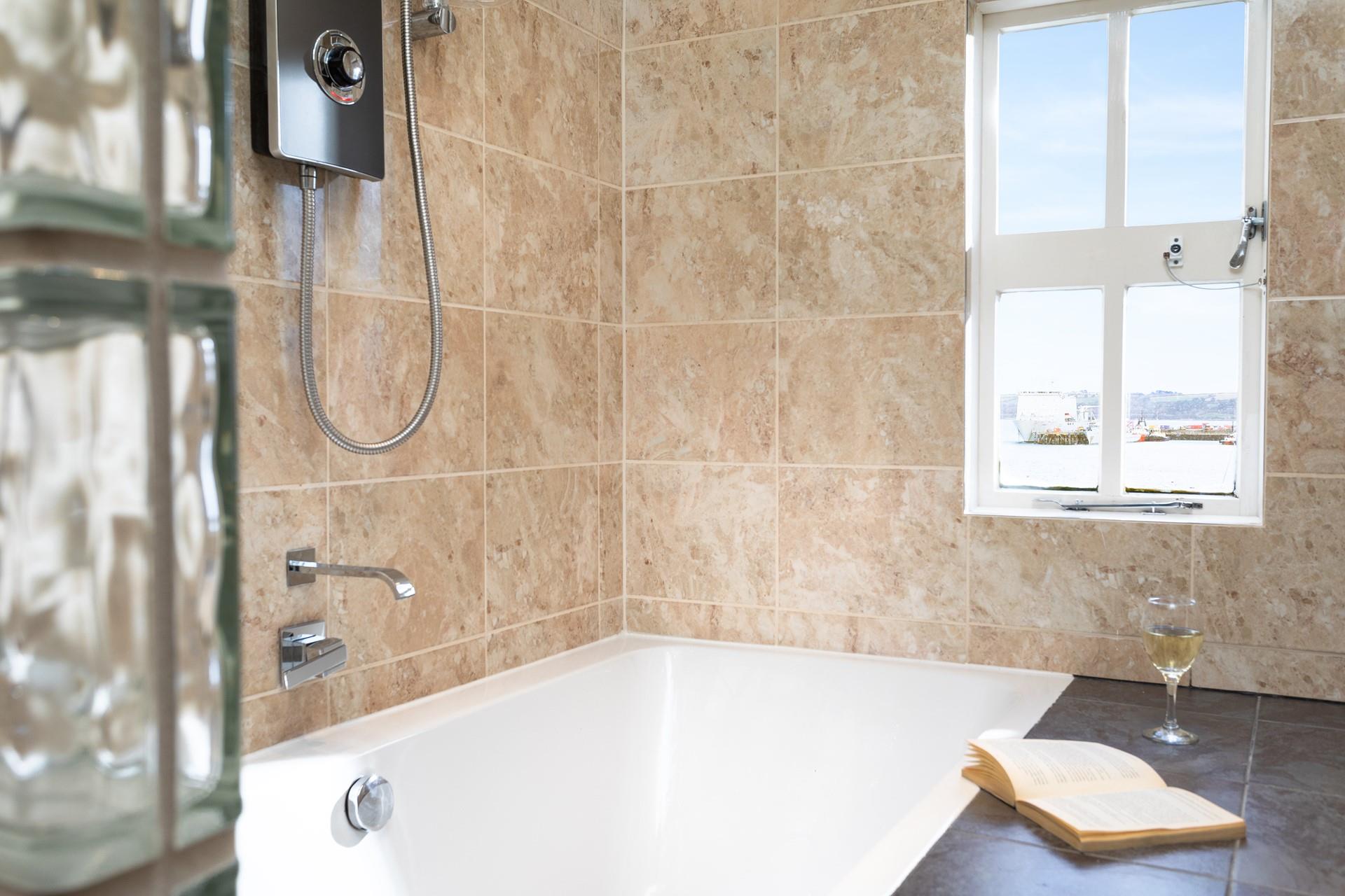 After a day sunbathing on the beach, run yourself a hot bath, add bubbles and just relax.