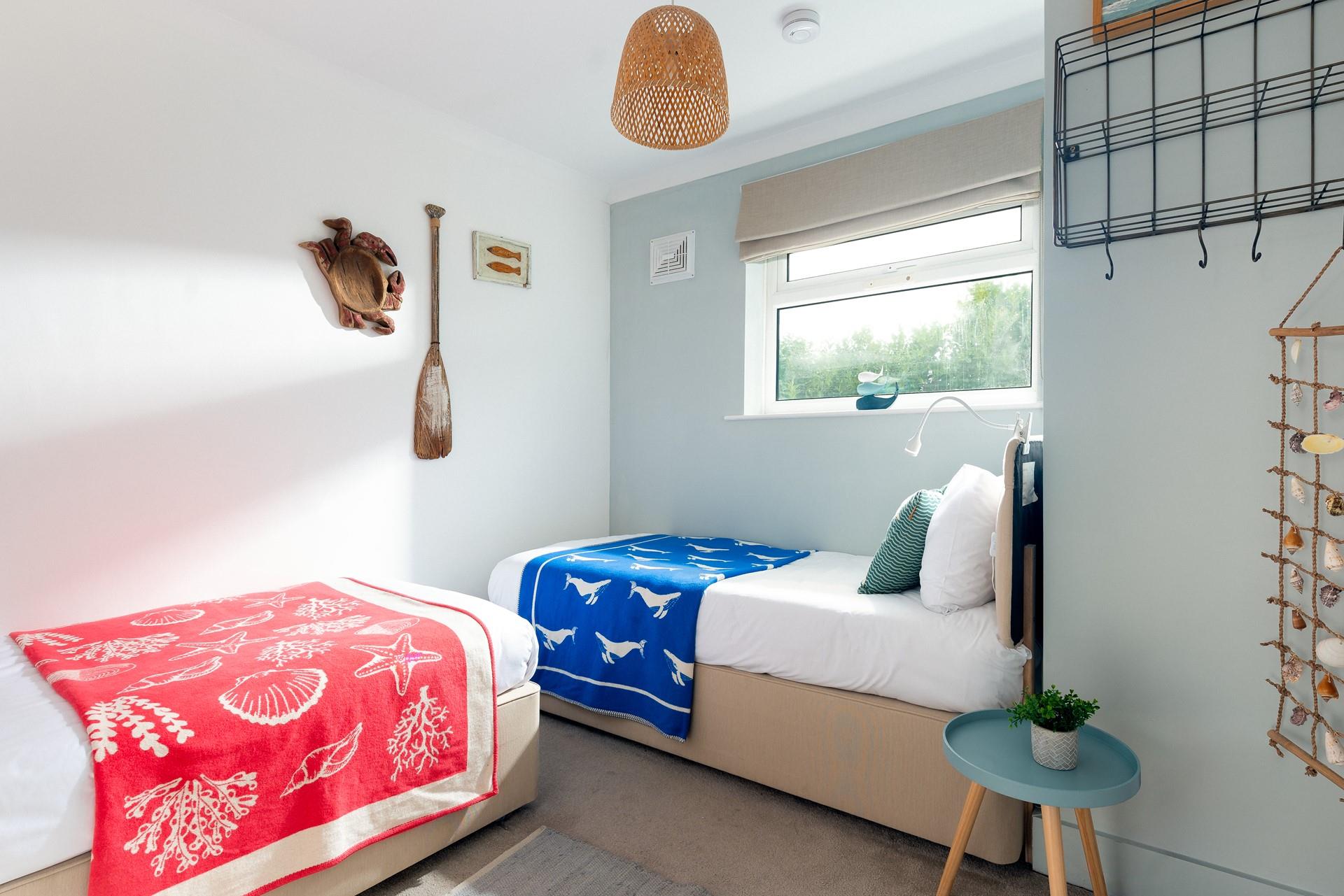 The twin room is spacious and finished to a high standard. 