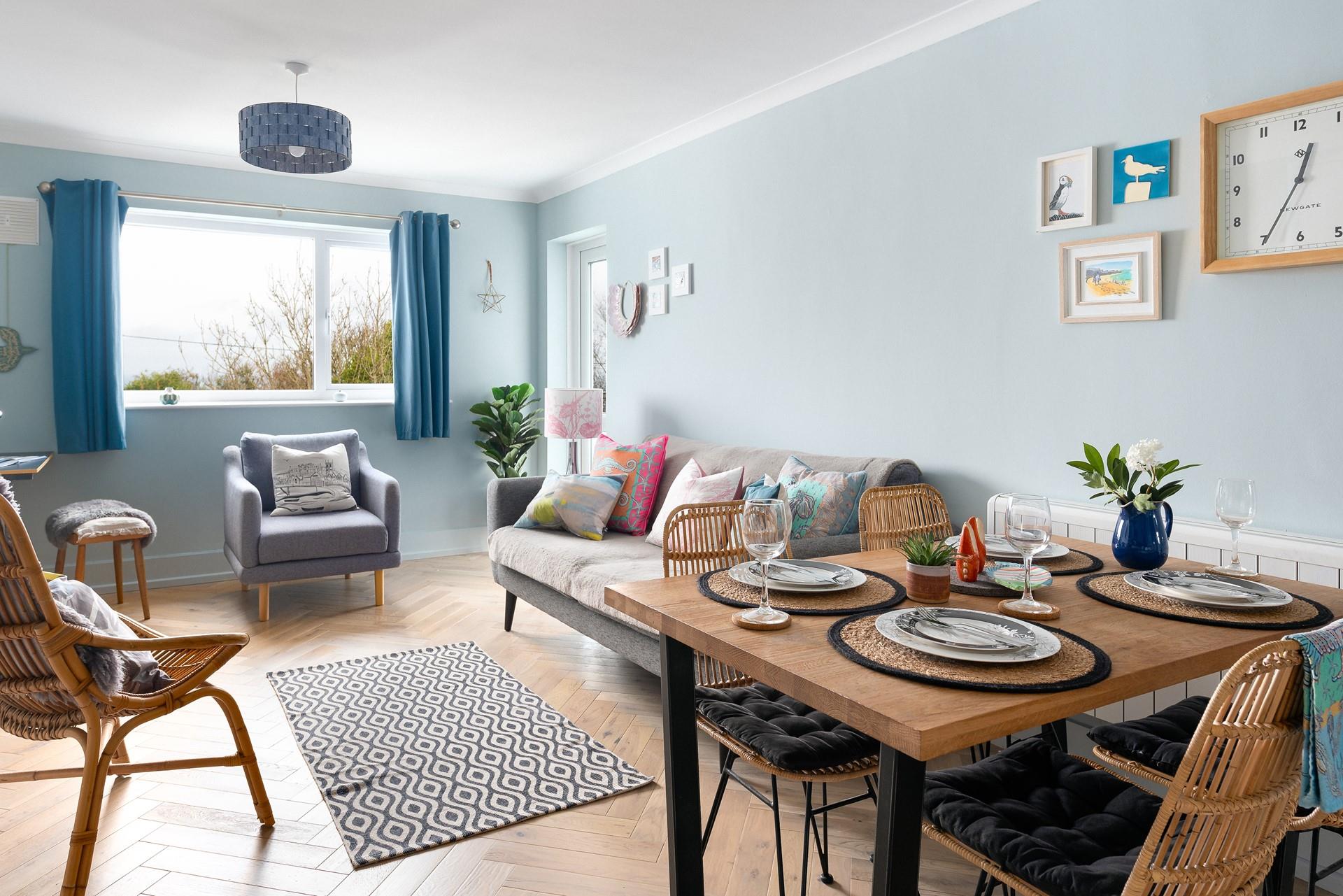 The sitting room is the perfect place to relax and has a lovely homely feel.