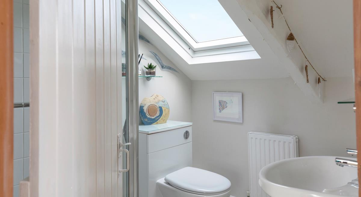 The additional shower room is ideal for freshening up after beach days.