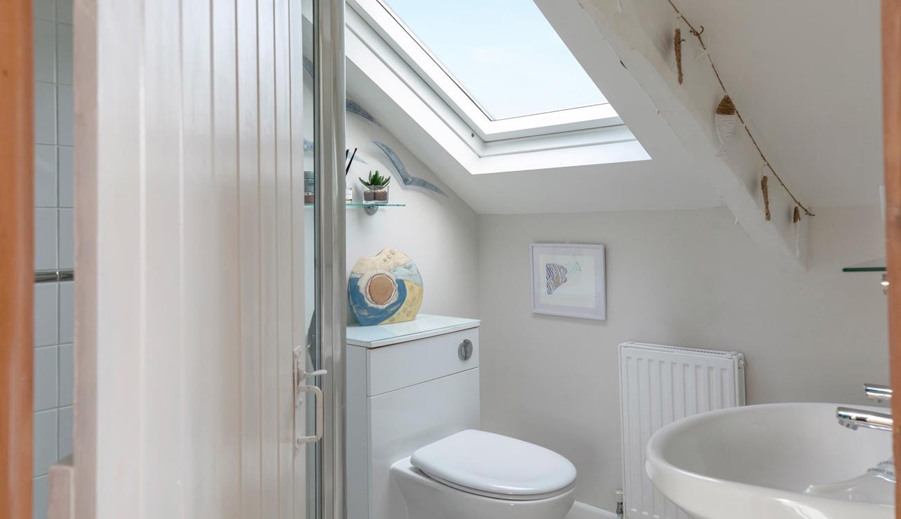 The additional shower room is ideal for freshening up after beach days.