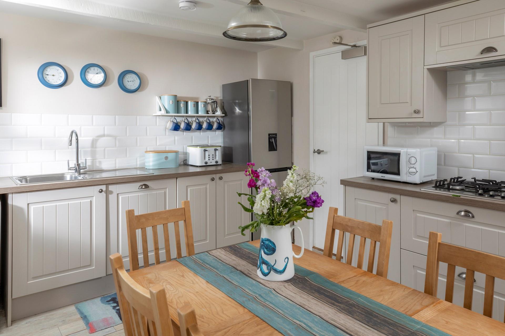 Rustle up a delicious meal in the modern kitchen.