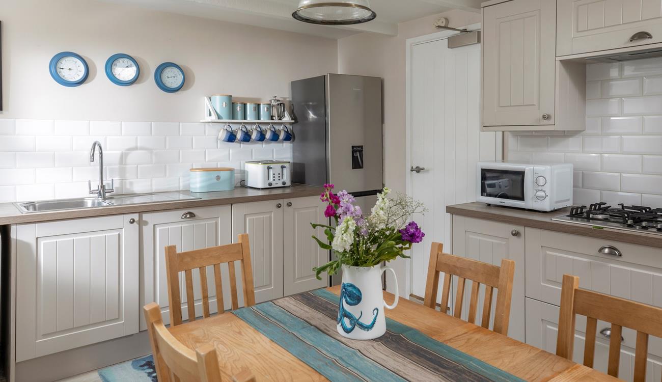 Rustle up a delicious meal in the modern kitchen.