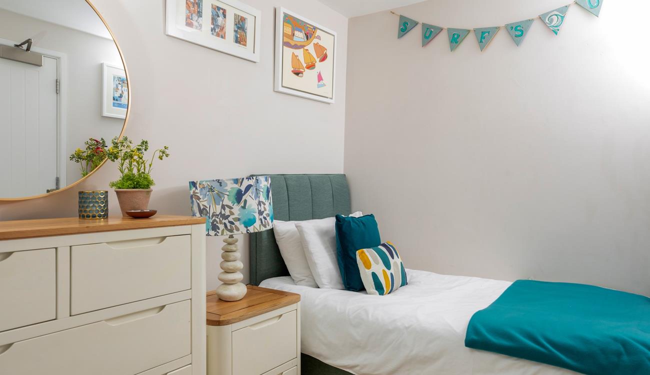 The twin room is perfect for adults, or children sharing.