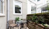 The rear courtyard is perfect mid-morning and is a real sun trap.  - Thumbnail Image