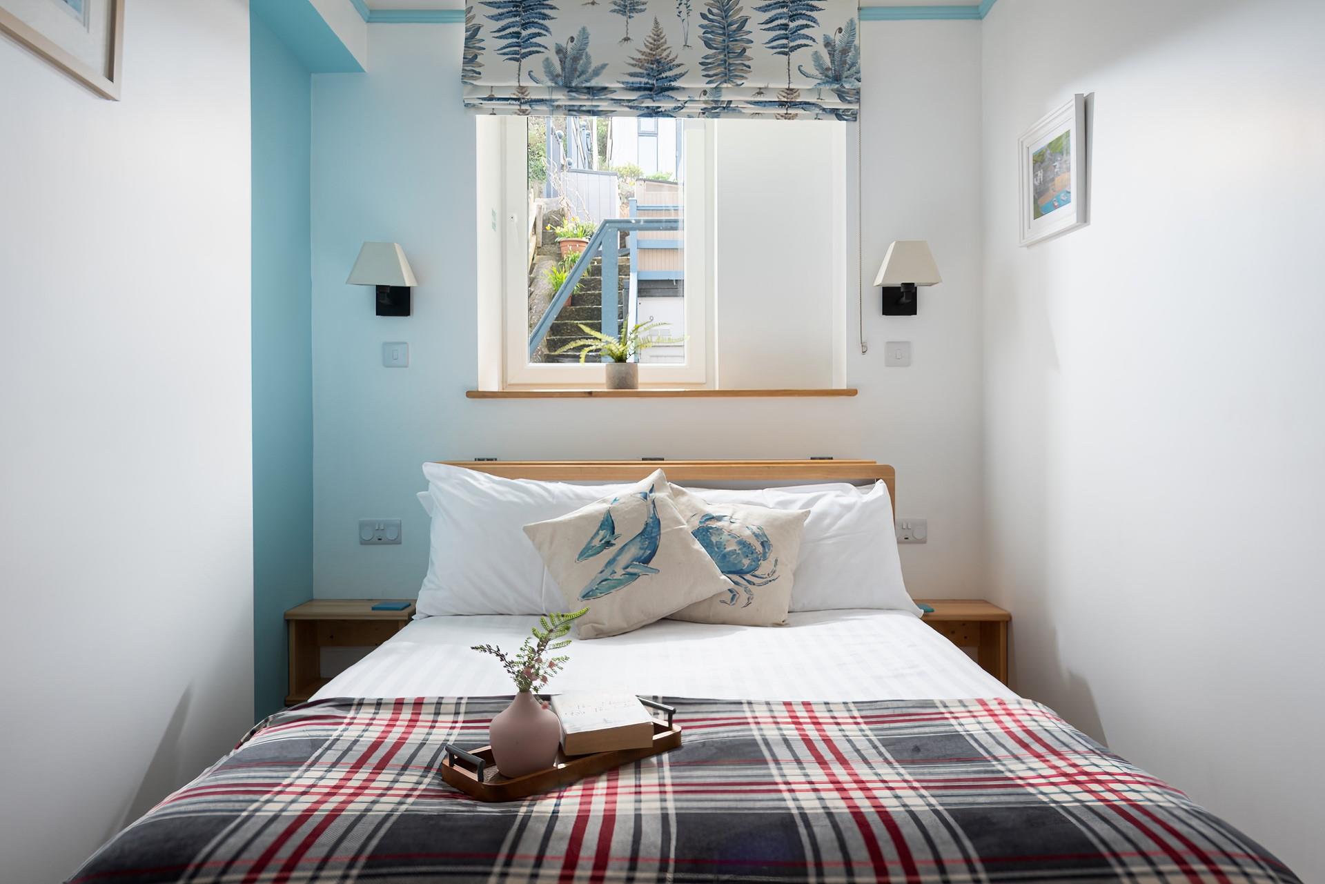 After a busy day in St Ives, sink into the sumptuous bed for a relaxing night's sleep. 