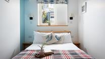 After a busy day in St Ives, sink into the sumptuous bed for a relaxing night's sleep. 