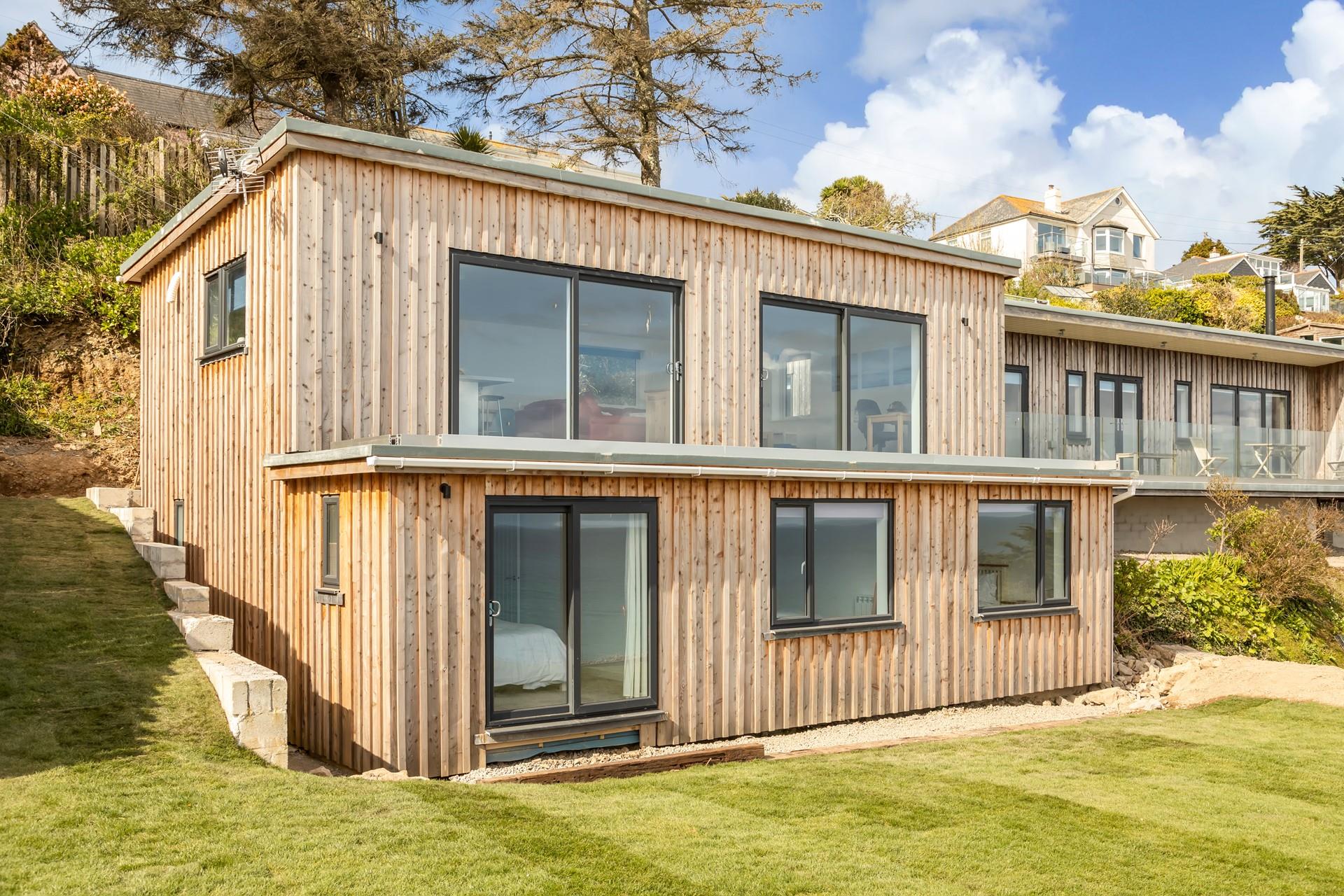 Enjoy far-reaching views across St Ives Bay from your wonderful lodge.