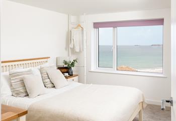 Enjoy the stunning sea views from the moment you wake from your slumber.
