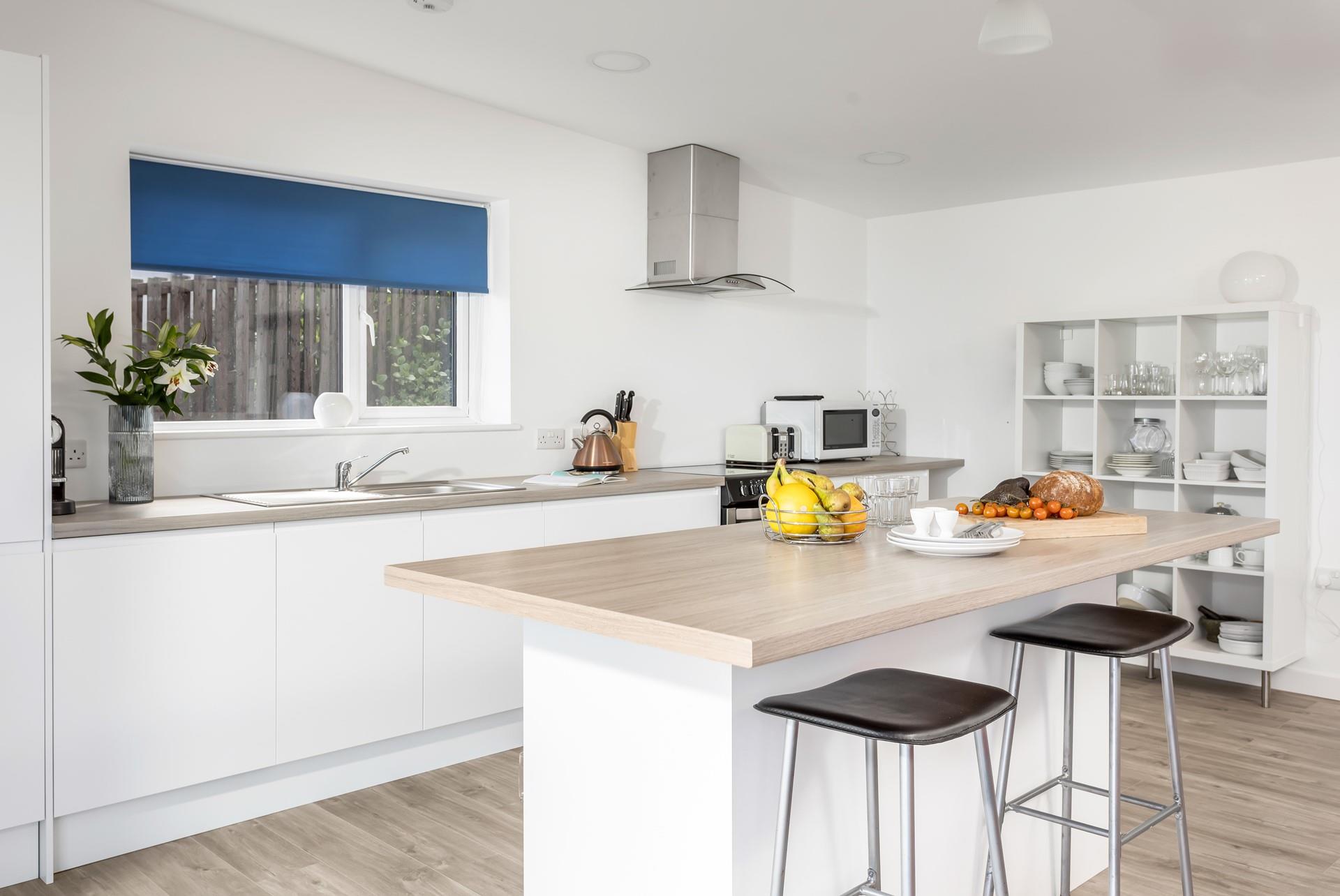 Cook up a storm in the modern kitchen for the whole family using fresh ingredients bought locally.