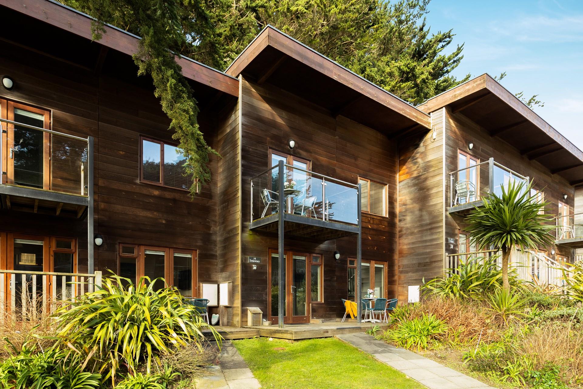 Nestled into the trees, Trelawney is a hidden retreat. 