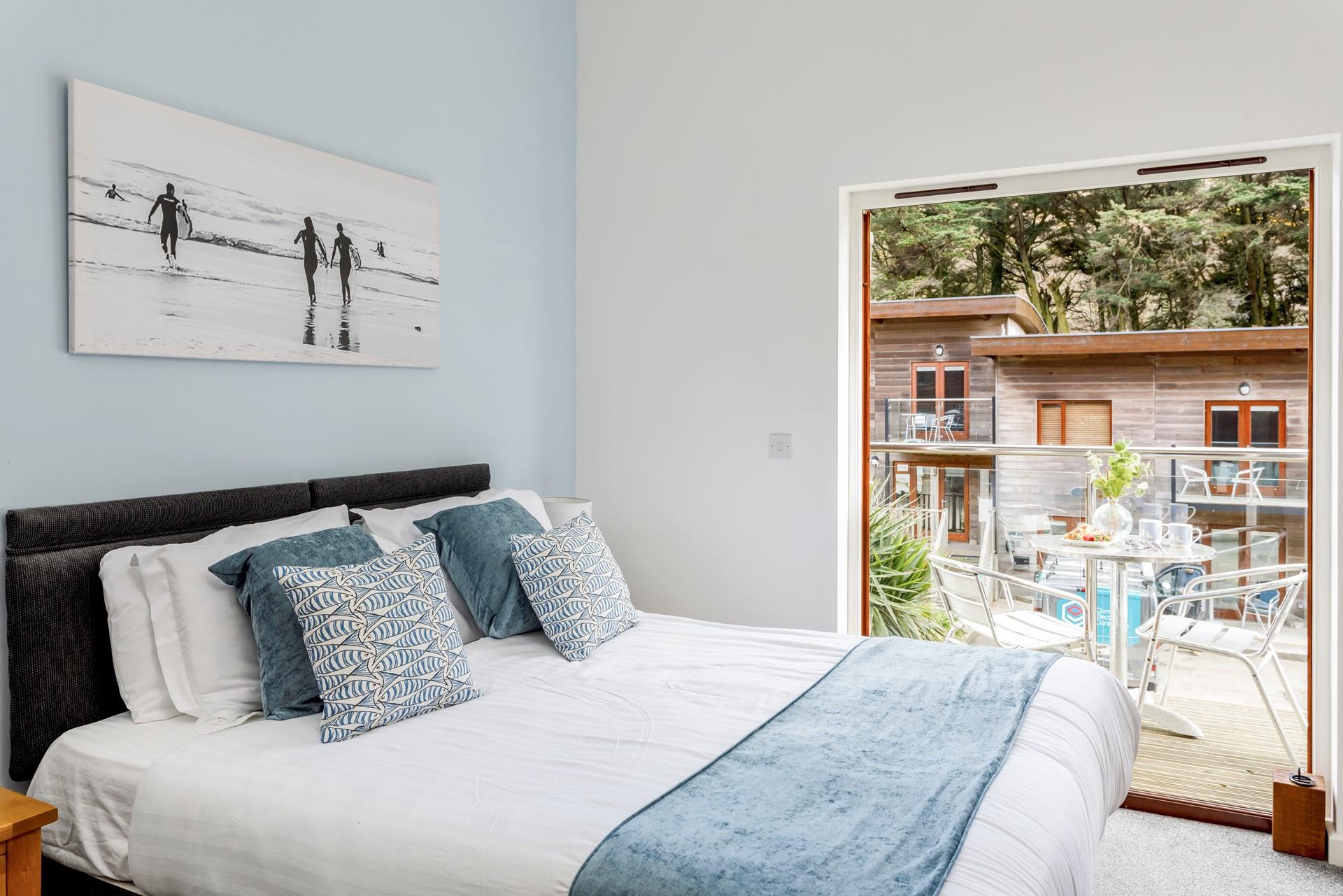 Cosy into bed in the lovely ocean-themed bedroom and drift off for a peaceful night's sleep.